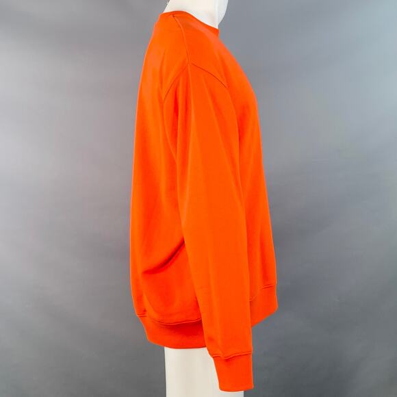 ACNE STUDIOS Size S Orange Cotton Oversized Sweatshirt - Picture 3 of 7